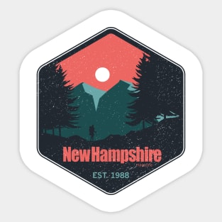 Mountain Trek New Hampshire Sticker